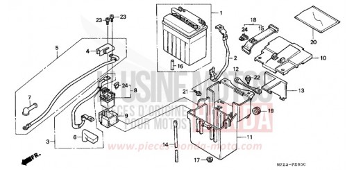 BATTERIE CBR1000FV de 1997